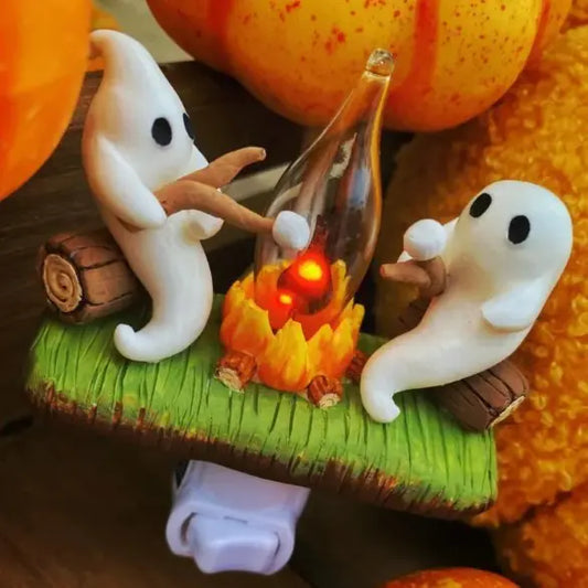 Ghost Bonfire Flashing Night Light