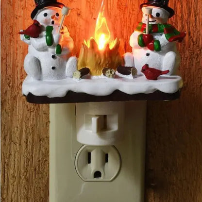 Ghost Bonfire Flashing Night Light